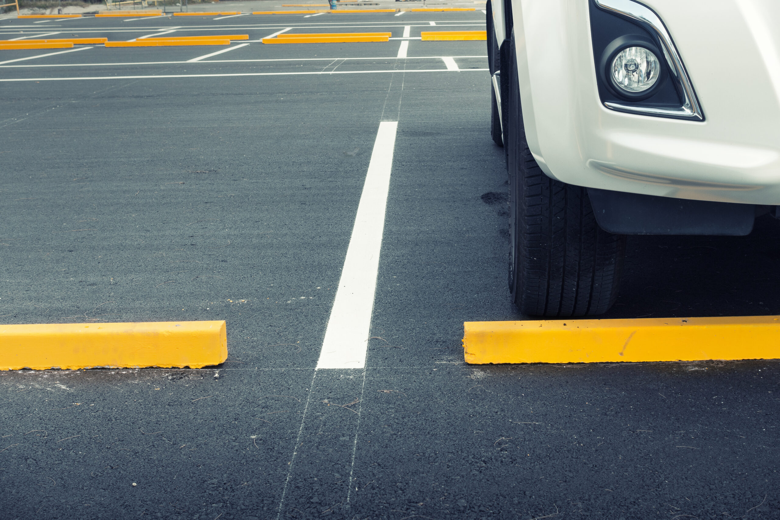 The Step-by-Step Process of Parking Lot Line Striping